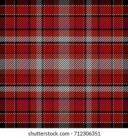 Seamless tartan plaid pattern - vector