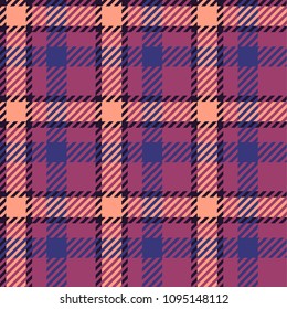 Seamless tartan vector pattern