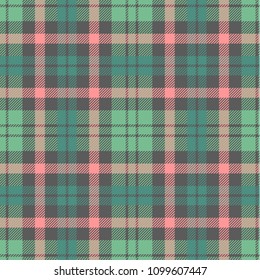 Seamless tartan vector pattern