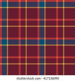 Seamless tartan vector pattern