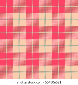 Seamless tartan vector pattern