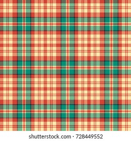 Seamless tartan vector pattern