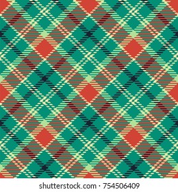 Seamless tartan vector pattern