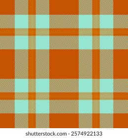 Seamless tartan vector pattern for fabric, ideal for creating stylish clothing and home decor items. Versatile and easy to use.