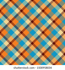 Seamless tartan vector pattern illustration