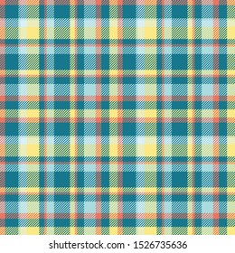 Seamless tartan vector pattern illustration