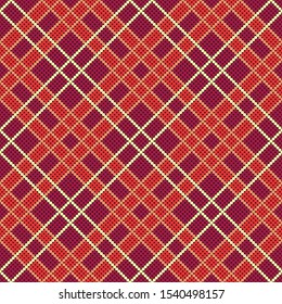 Seamless tartan vector pattern illustration