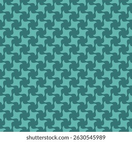 Patrón geométrico abstracto verde azulado sin fisuras.  Diseño elegante y moderno perfecto para impresiones textiles, fondos de Sitio web o Elementos decorativos.