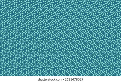 Azul-petróleo sem emenda e padrão aqua dot.  Elegante, design repetitivo ideal para têxteis, sites e branding.  Provoca tranquilidade e sofisticação. Perfeito para adicionar interesse visual a qualquer projeto.