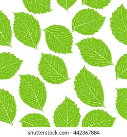 Seamless tecture decorative leaves