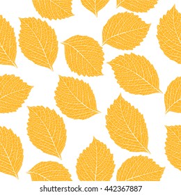 Seamless tecture decorative leaves
