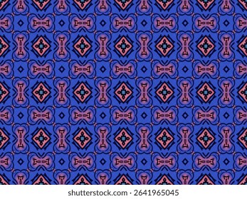 Seamless Template Background Texture Endless Interior Symmetric Tile Art Shape Design Visual Perspective Luxury Graphic Fashion Textile Digital Decoration Geometric Fabric Wallpaper Cloth Pattern.