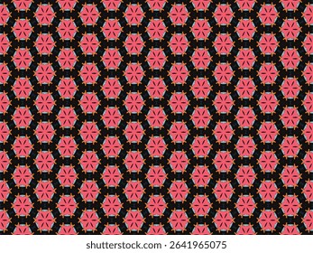 Seamless Template Background Texture Endless Interior Symmetric Tile Art Shape Design Visual Perspective Luxury Graphic Fashion Textile Digital Decoration Geometric Fabric Wallpaper Cloth Pattern.
