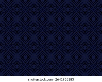 Seamless Template Background Texture Endless Interior Symmetric Tile Art Shape Design Visual Perspective Luxury Graphic Fashion Textile Digital Decoration Geometric Fabric Wallpaper Cloth Pattern.