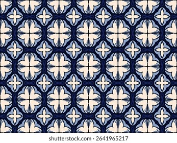 Seamless Template Background Texture Endless Interior Symmetric Tile Art Shape Design Visual Perspective Luxury Graphic Fashion Textile Digital Decoration Geometric Fabric Wallpaper Cloth Pattern.