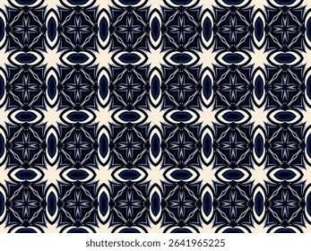 Seamless Template Background Texture Endless Interior Symmetric Tile Art Shape Design Visual Perspective Luxury Graphic Fashion Textile Digital Decoration Geometric Fabric Wallpaper Cloth Pattern.