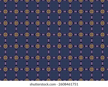 Seamless Template Design Tile Shape Visual Symmetric Luxury Geometric Textile Interior Wallpaper Cloth Art Digital Fabric Decoration Fashion Background Texture Perspective Endless Graphic Pattern.