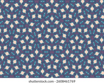 Seamless Template Design Tile Shape Visual Symmetric Luxury Geometric Textile Interior Wallpaper Cloth Art Digital Fabric Decoration Fashion Background Texture Perspective Endless Graphic Pattern.
