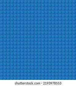 Seamless template of realistic colored plastic bricks. Construction blocks. It is easy to recolour. Just drop to swatches and enjoy. EPS 10