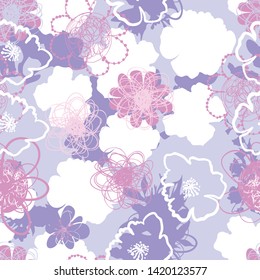 Color tierno sin inconvenientes con flores. Antecedentes románticos. patrón para las chicas.Fondo creativo para textiles, impresiones, papel envolvente, productos de papel, la Web. 