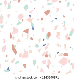 Seamless terrazzo floor pattern bakground
