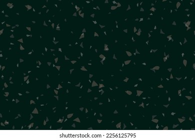 Seamless Terrazzo Pattern. Terrazzo Beige Mosaic Material. Marble Abstract Granite Design. Vector Wall Granite Texture. Gray Mosaic Green Background. Glass Terrazzo Irregular Art. Stone Venetian Print