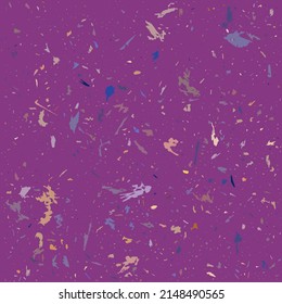 Seamless terrazzo pattern. Colorful decorative texture.