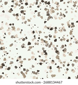 Padrão de terrazzo perfeito com tons neutros criando um vetor de fundo moderno e sofisticado