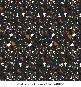 Seamless terrazzo pattern. Vector  background inspired by terrazzo or granite textures.1