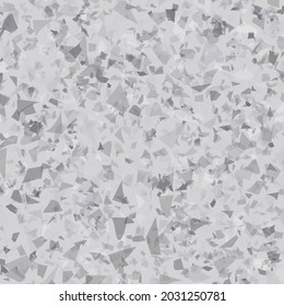 Patrón veneciano de Terrazzo inconcluso. Fondo del piso de mosaico gris. Material moderno de la Piedra Terrazzo. Textura de granito de Mármol. Diseño de Terazzo Abstracto Vector. Impresión irregular del interior del vidrio. Arte de piedra