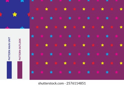 Seamless textile cloth pattern collection vector illustration
