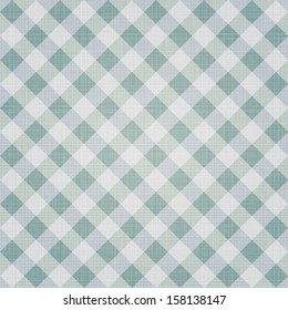 Seamless textile cloth pattern. ?heckered ornament. Retro geometric background.