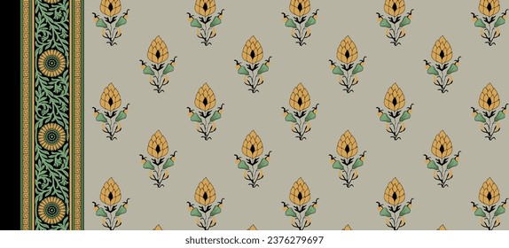 Seamless Textile design pattern for any Type of print 