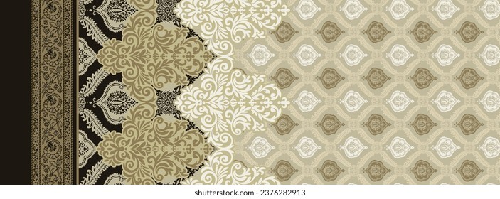 Seamless Textile design pattern for any Type of print 