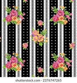 Seamless Textile design pattern for any Type of print 