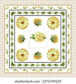 Seamless Textile design pattern for any Type of print 