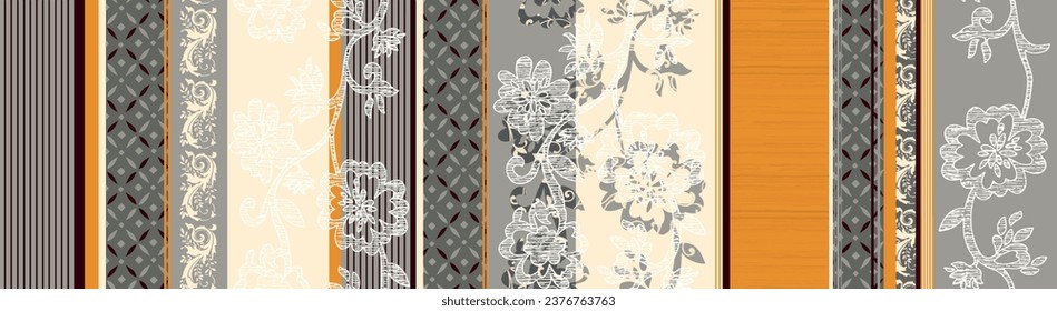 Seamless Textile design pattern for any Type of print 