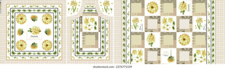 Seamless Textile design pattern for any Type of print 