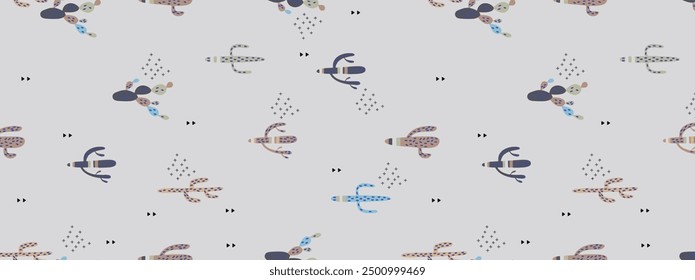 Seamless Textile design pattern for any Type of print