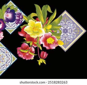 Patrón De Diseño Textil Sin Costuras Para Imprimir O Fondo de pantalla