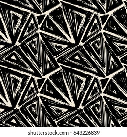 Seamless textile doodle pattern grunge texture.Trendy modern ink artistic design with authentic and unique scrapes, watercolor blotted background for a logo, cards, invitations, posters, banners.