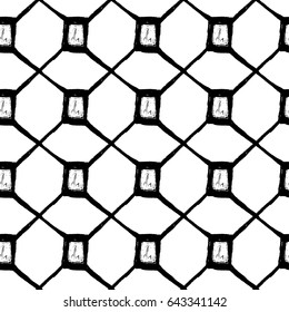 Seamless textile doodle pattern grunge texture.Trendy modern ink artistic design with authentic and unique scrapes, watercolor blotted background for a logo, cards, invitations, posters, banners.