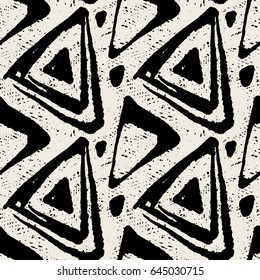 Seamless textile doodle pattern grunge texture.Trendy modern ink artistic design with authentic and unique scrapes, watercolor blotted background for a logo, cards, invitations, posters, banners.