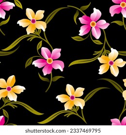 Seamless textile fabric pattern design
