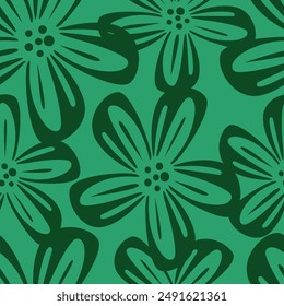 Seamless textile floral allover pattern digital flower and allover design