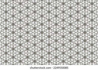 Seamless Textile Grid Tile Decoration Vector Interior Wrapping Paper Geometric Background Creative Art Texture Pattern