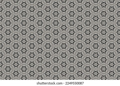 Seamless Textile Grid Tile Decoration Vector Interior Wrapping Paper Geometric Background Creative Art Texture Pattern