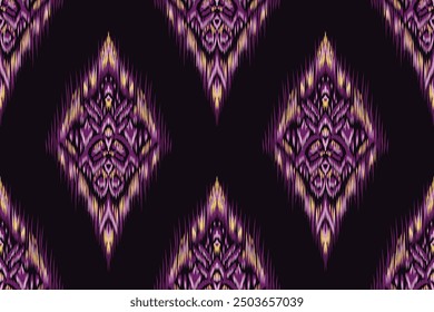 Seamless textile, Ikat pattern, Ikat chevron, Paisley pattern, Vector element, Abstract Vector, Batik, fabric embroidery, Ethnic pattern, Ogee, Geometric ethnic, native american, Background printing.