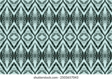 Seamless textile, Ikat pattern, Ikat chevron, Paisley pattern, Vector element, Abstract Vector, Batik, fabric embroidery, Ethnic pattern, Ogee, Geometric ethnic, native american, Background printing.