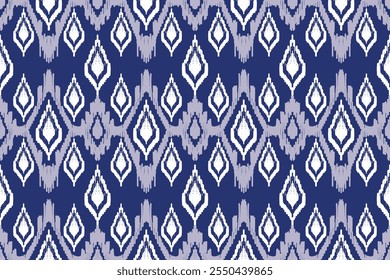 Tecido sem costura, padrão Ikat, Ikat chevron, padrão Paisley, elemento vetor, vetor abstrato, Batik, bordado de tecido, padrão étnico, Ogee, étnico geométrico, nativo americano, impressão de fundo.